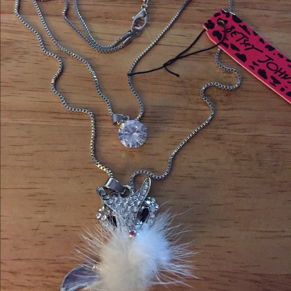 😎Crystal Fox White Fluff Double Chain - Picture 5 of 8